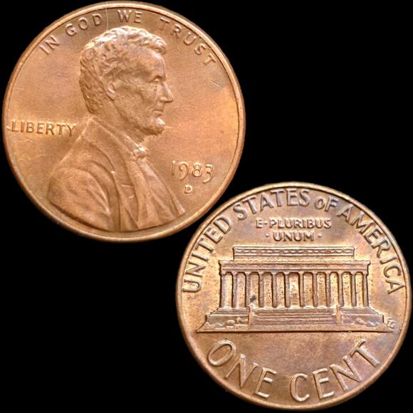 1983d Lincoln Cent Penny Doubled Ear Double Die Error Coin READ - Picture 1 of 10